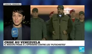 Venezuela : "L'armée s'est montrée unie derrière Nicolas Maduro"