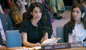 Amal Clooney réclame justice pour les Yazidies violées par l'EI