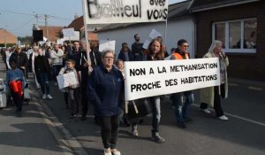 Ham-en-Artois : 200 personnes manifestent pour dire non au méthaniseur