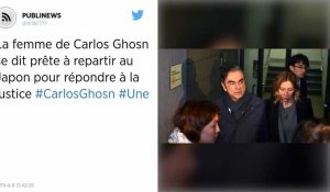 La femme de Carlos Ghosn se dit prête à repartir au Japon pour répondre à la justice