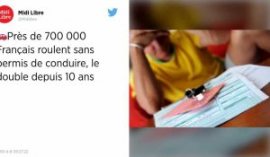 Près de 700 000 Français conduisent sans permis