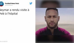 Football : Neymar au chevet de Pelé
