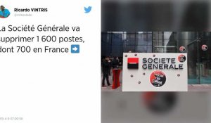 La Société Générale confirme la suppression 1 600 postes, dont environ 750 en France