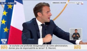 Emmanuel Macron sur ses regrets