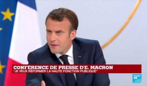 "Je ne veux pas de hausse d'impôts, mais des baisses d'impôts" : Emmanuel Macron