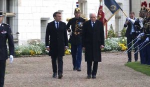 Macron et Mattarella à Amboise pour célébrer Léonard de Vinci