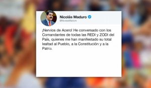 Nicolas Maduro appelle à une "mobilisation maximale" sur Twitter