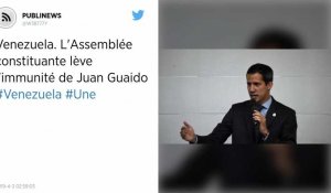 Venezuela. L'Assemblée constituante lève l'immunité de Juan Guaido