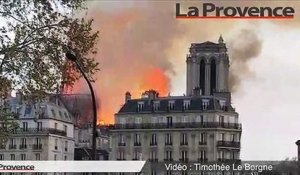 Incendie à Notre-Dame de Paris : la flèche s'est effondrée, la charpente sévèrement touchée