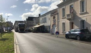 Mareuil-sur-Lay. Un convoi exceptionnel traverse la ville
