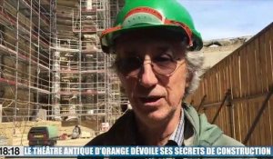 Le théâtre antique d'orange dévoile ses secrets de construction