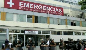 Images de l'hôpital traitant l'ancien président péruvien