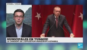 Le candidat de l'opposition déclaré vainqueur plus de deux semaines après les municipales en Turquie