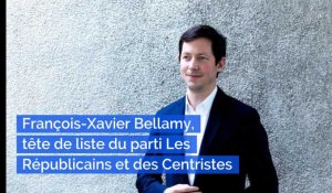François-Xavier Bellamy, tête de liste du parti Les Républicains et des Centristes 