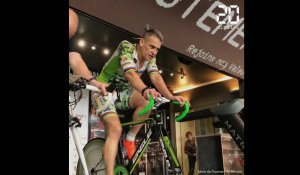 Pascal Pich se lance le défi de réaliser 12 triathlons Ironman d'affilée à la Foire de Paris