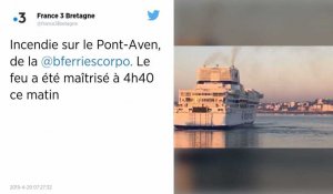 Incendie à bord d'un navire de la Brittany Ferries rapidement maîtrisé, pas de blessé