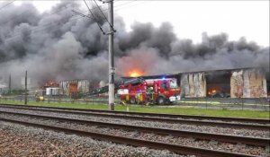 Violent incendie à Thiennes