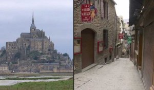 Le Mont-Saint-Michel transformé en rocher fantôme