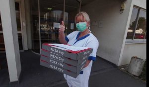 Pizzas suspendues au CH Cambrai