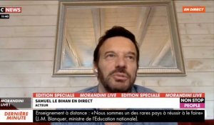 Samuel Le Bihan se confie sur les difficultés du confinement avec sa fille autiste dans Morandini Live (vidéo)