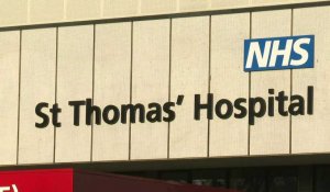 Coronavirus: images de l'Hôpital St Thomas où le Premier ministre britannique Boris Johnson se trouve en soins intensifs