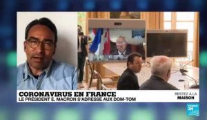 Covid-19 en France : le président Emmanuel Macron s'adresse aux DOM-TOM
