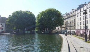 Caméra embarquée dans Paris confiné: balade dans le 10ème arrondissement