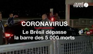 Coronavirus.  Le Brésil dépasse la barre des 5000 morts