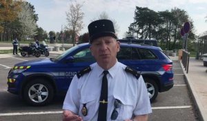 Interview Ronan de Lorgeril commandant du groupement de gendarmerie de la Marne
