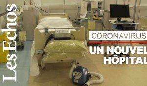 A Londres, un palais des congrès transformé en hôpital