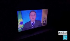 Au Brésil, Bolsonaro reconnaît que le coronavirus est "le plus grand défi" du pays