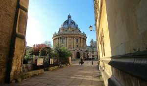 Coronavirus: la ville universitaire d'Oxford inhabituellement vide