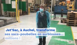 Jet'Sac, à Auchel, transforme ses sacs-poubelles en surblouses... par millions !