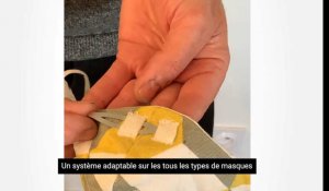 Une entreprise de Saint-Paul (Oise) invente une pince anti-buée pour les masques