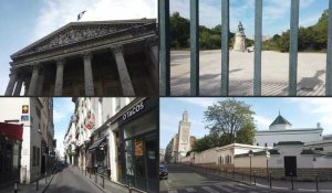 Confinement: caméra embarquée dans le 5e arrondissement de Paris