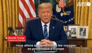 Coronavirus. Donald Trump interdit l'entrée aux États-Unis des voyageurs en provenance d'Europe