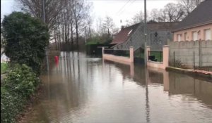 Inondations à Attin, des foyers privés d'électricité