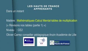 CE2 | Mathématiques | Calcul mental, les tables de multiplication
