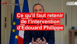 Ce qu'il faut retenir de l'intervention d'Édouard Philippe sur TF1