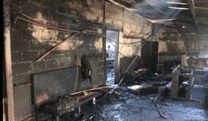 Couvin : un incendie détruit un hangar à l'Albatros de Petite-Chapelle
