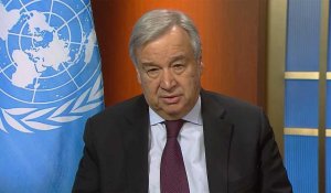 António Guterres : "Nous sommes en guerre contre le coronavirus"