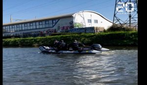 Confinement: La police de Rennes fait respecter les règles avec un drone et des bateaux