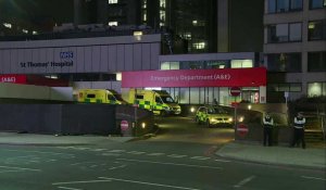 Coronavirus/GB: Images de l'hôpital St Thomas où Boris Johnson est en soins intensifs