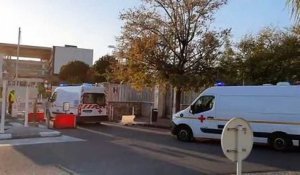 Coronavirus: arrivée des trois malades transférés de Mulhouse vers l'hôpital des armées de Toulon