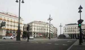 Timelapse des rues de Madrid alors que l'Espagne est en quarantaine