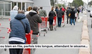 Coronavirus France : panique au supermarché
