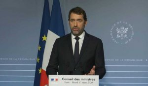 Coronavirus: mise en place en France des mesures de confinement "les plus strictes d'Europe" (Castaner)