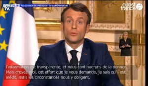 Emmanuel Macron déclare la guerre à l'épidémie de coronavirus