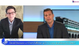 Gérald Darmanin a-t-il tort d'affirmer qu'il n'y a pas de plafond à la dette ?