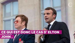 PHOTOS. Elton John a reçu la Légion d'honneur des mains d'Emma...